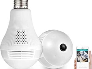 Cctv camera B13-I-V2 Wi-Fi Globe Panoramic 960p Wireless Panoramic Ip 3d Vr Camera Wifi Bulb Light Fisheye Surveillance