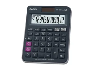 Casio MJ-120D Plus - BK, 300 Steps Check and Correct, Desktop Calculator with Tax & GT Keys