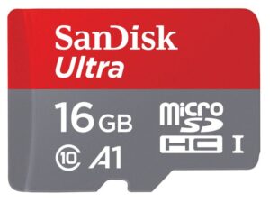 Sandisk SD Card SanDisk Ultra Micro SD Card Android - Class 10-16GB - SDSQUNS-016G-GN3MA