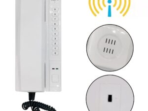 Wireless Audio Intercom System Telephone Secure Handsets Extendable For Warehouse Office Home