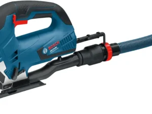 Bosch Professional Jigsaw GST 90 BE (650 watts, incl. dust Extraction Set, Hex Key WAF 5, Anti-Splinter Guard, 3 x Jigsaw Blade T 144 DP, Precision for Wood, Carrying case)