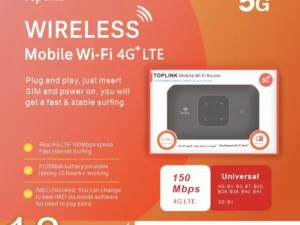 TOPLINK Mobile Wi-Fi Router Catt,is0 aps / Banwy2200mAh1 5ptos2uers 5G