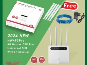 TOPLINK 4G Router CPE Pro LTECat4 I WI-Fi6 Technology I Up To 32 Users