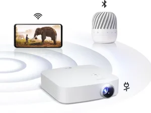 LG CineBeam PF50KG LED Full HD Portable Projector with Wifi, Bluetooth, and Built-in Battery