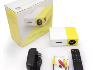 Mini Pocket LED Projector 1080P Full HD Work With TV Stick (UK Plug)