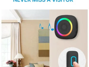 RL-3995 doorbell Battery-powered wireless doorbell with shining LED display Door bell