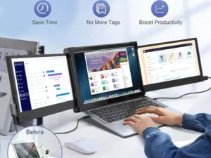 Multiscreen for laptop stand portable