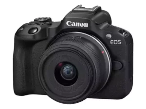 Canon EOS R50 Mirrorless Camera, Black With RF-S 18-45mm F4.5-6.3 IS STM Lens