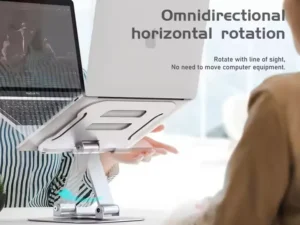 Adjustable Height Tablet Laptop Stand Rotation Mount Support Lifting Aluminum Alloy Metal Kickstand Notebook Laptop Stand Universal Laptop